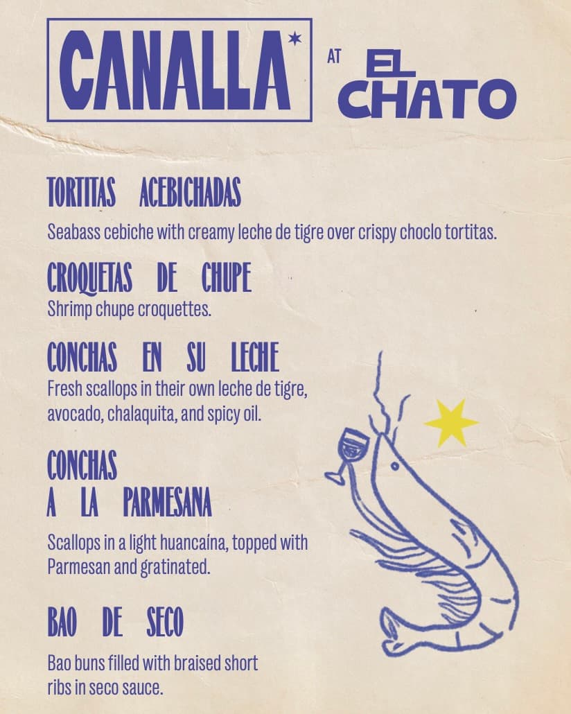 Canalla popup April 13, 2026